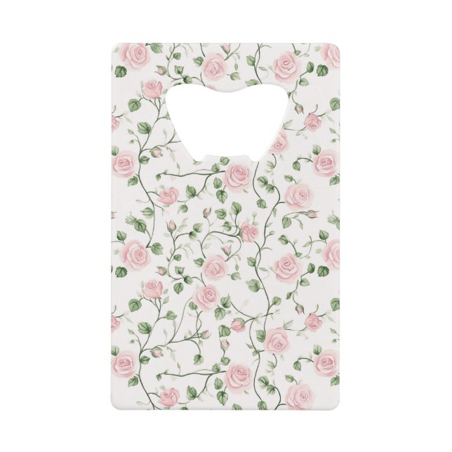 Pretty Pink Roses Floral Bridal Shower (Devant)
