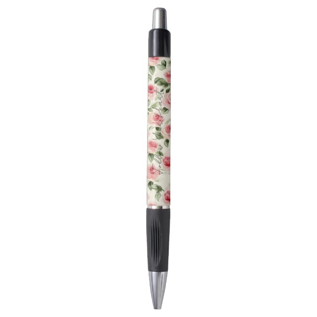 Pretty Pink Roses   Pen (Front Vertical)