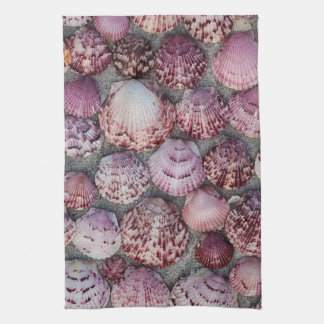 Pretty Pink Scallop Kitchen Towel