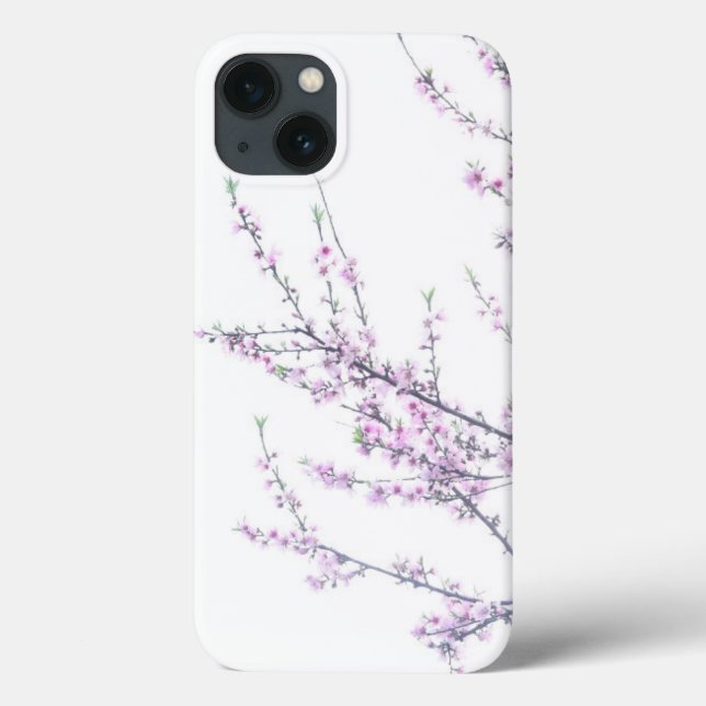 Pretty Pink Spring Branches & Blooms Phone Case (Back)