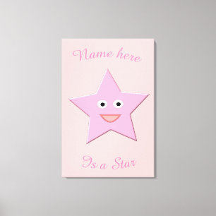 Pretty Pink Star Custom Print