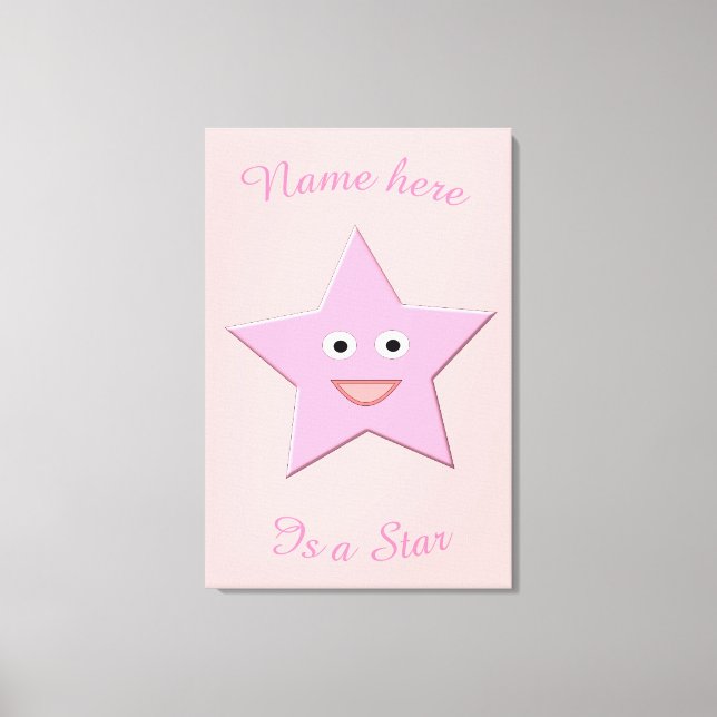 Pretty Pink Star Custom Print (Front)
