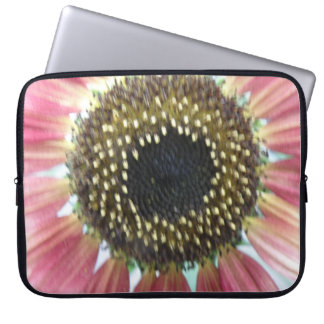 Pretty Pink Sunflower Laptop Bag