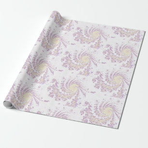 Pretty Pink Swirling Pattern Wrapping Paper