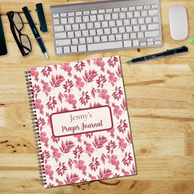 Pretty Pink Toile Pattern Prayer Journal (Creator Uploaded)