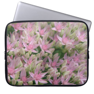 Pretty Pink Tropical Flowers Laptop Sleeve