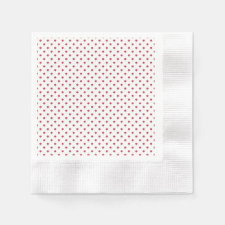 Pretty pink Tulip pattern Paper Napkin