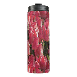 Pretty Pink Tulips Thermal Tumbler