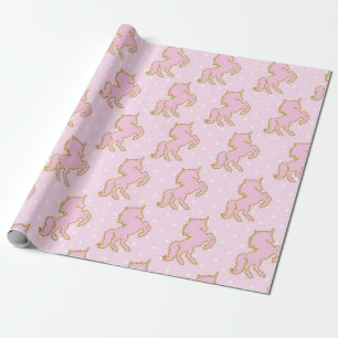 Pretty Pink Unicorns Wrapping Paper