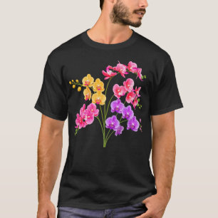 Pretty Pink Yellow Purple Phalaenopsis Orchid 2 T-Shirt