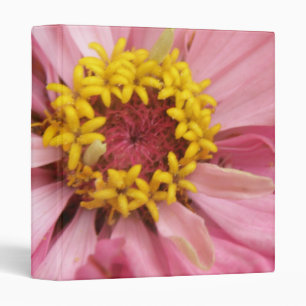 Pretty Pink Zinnia Photograph Album Binder