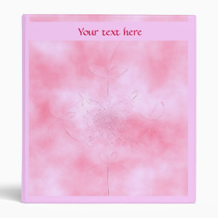 Pretty pinks binder