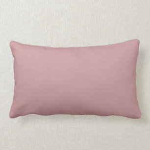Pretty Plain Pink> Rectangular Throw Pillow