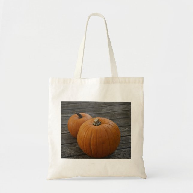 Pretty Plump Pumpkins Tote Bag (Front)