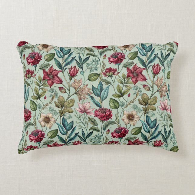 Pretty Poison Petals Accent Pillow (Front)