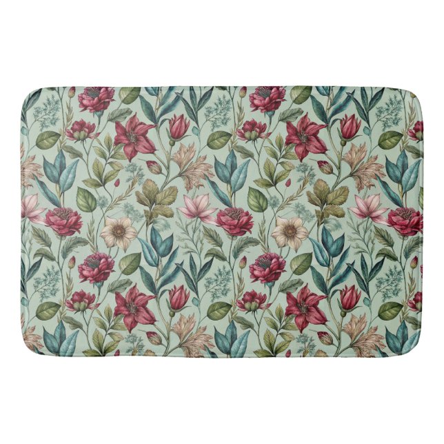 Pretty Poison Petals Bath Mat (Front)