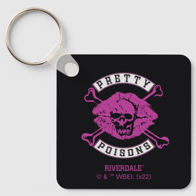 Pretty Poisons Logo Keychain (Front)