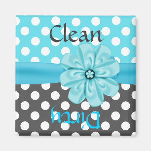Pretty Polka Dot Dishwasher Magnet
