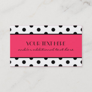 Pretty Polka Dots Business Card