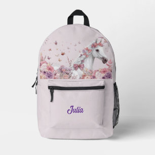 Pretty Ponies and Petals Horse Backpack for Girls