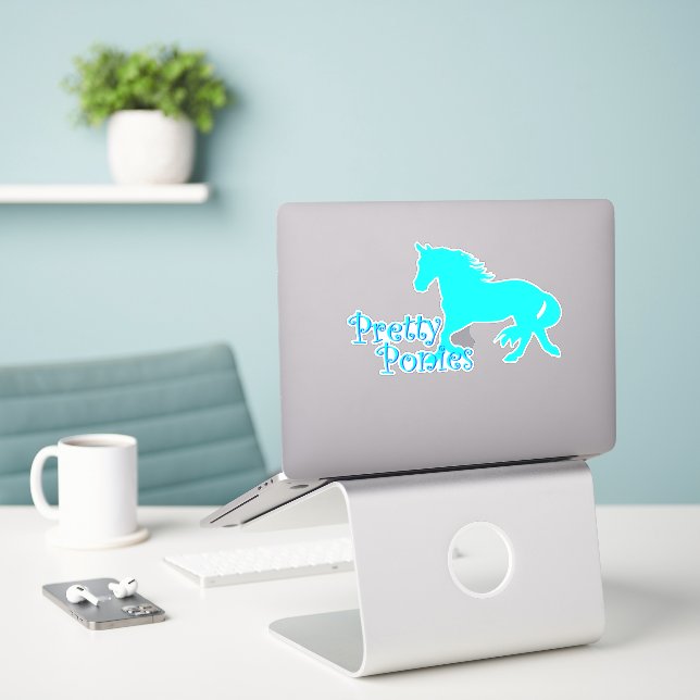 Pretty Ponies Official Vinyl (Laptop On Desk)
