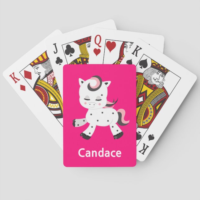 Pretty pony playing cards (Back)