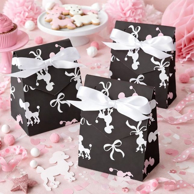 Pretty Poodle Paradise Favor Box (Creator Uploaded)