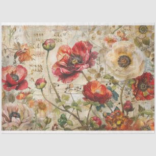 Pretty Poppies Tissue Paper