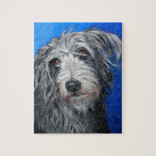 'Pretty Poppy' - Lurcher girl Jigsaw Puzzle