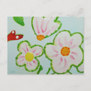 Pretty Posy postcard