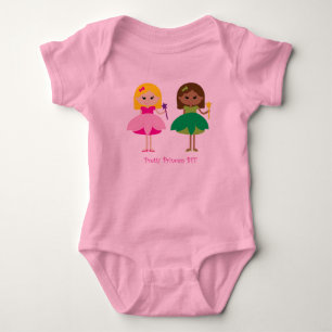Pretty Princess BFF (Best Friends Forever) Baby Bodysuit