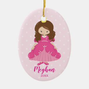 Pretty Princess Christmas Ornament