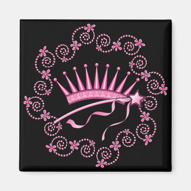 Pretty Princess Crown Magnet (Front)