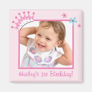 Pretty Princess Crown Tiara Favour Photo Magnets