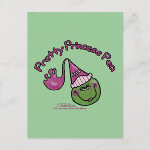 Pretty Princess Pea Postcard
