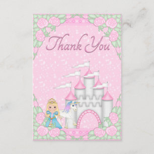 Pretty Princess, Unicorn & Castle Thank You