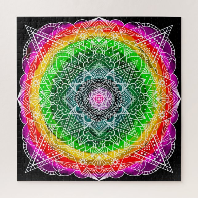 Pretty Prism Fantasy Art Meditative  Jigsaw Puzzle (Vertical)