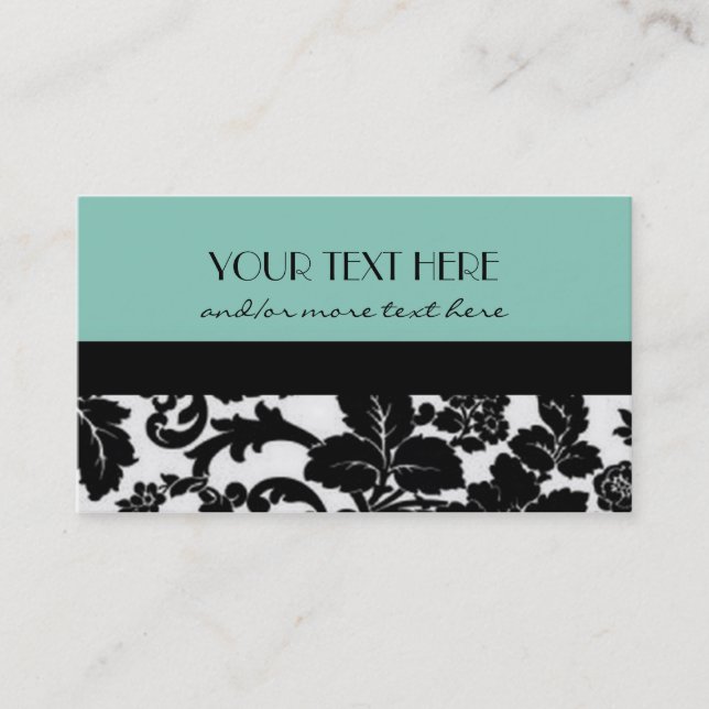 Pretty & Professional Business Card (Front)