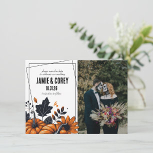Pretty Pumpkins Wedding Save The Date