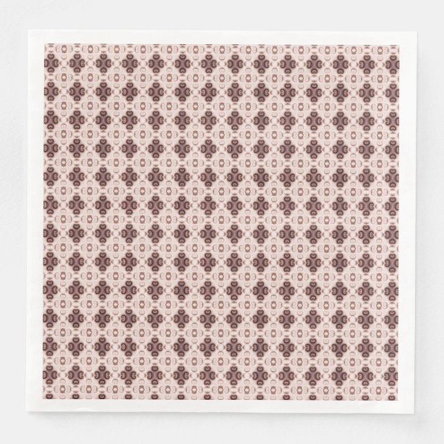 pretty purple and pink pattern poster napkin (Front)