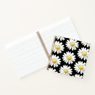 Pretty Purple Dotted Daisy's Notebook