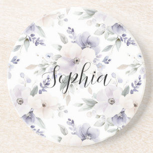 Pretty Purple Flowers   Coaster