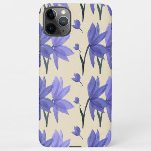 Pretty Purple Flowers iPhone 11Pro Max Case