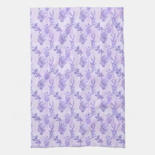 Pretty Purple Lilacs Kitchen Towel