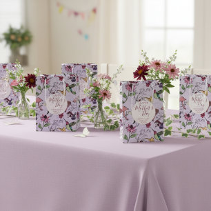 Pretty Purple Mothers Day Hummingbird Garden Medium Gift Bag