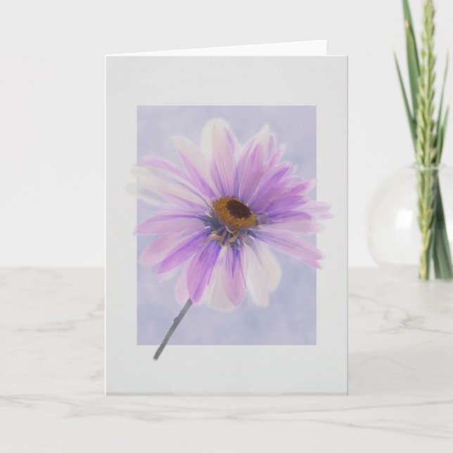 Pretty Purple Posey Card (Front)