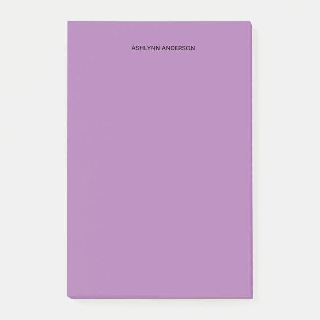 Pretty Purple Post-it Notes (Front)