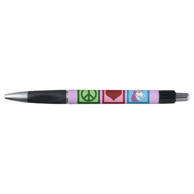 Pretty Purple Unicorn Pen (Front)