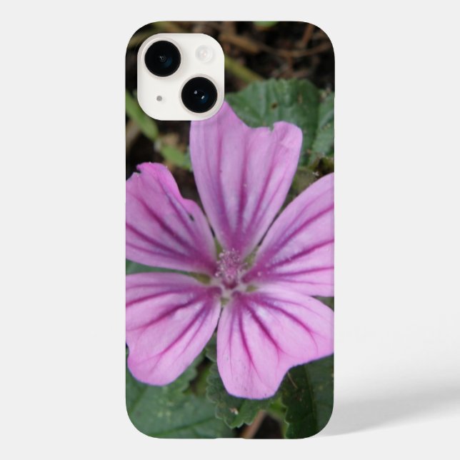 Pretty Purple Wildflower Case-Mate iPhone Case (Back)