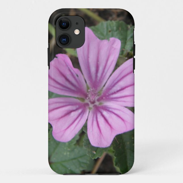 Pretty Purple Wildflower iPhone Case (Back)